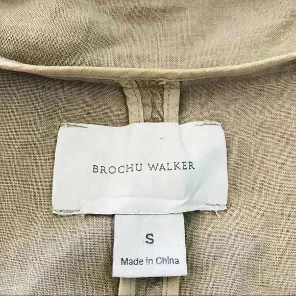 Brochu Walker Linen Blend Waterfall Jacket - Picture 8 of 9